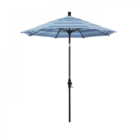 California Umbrella Patio Umbrella, Octagon, 102.5" H, Sunbrella Fabric, Dolce Oasis 194061024256