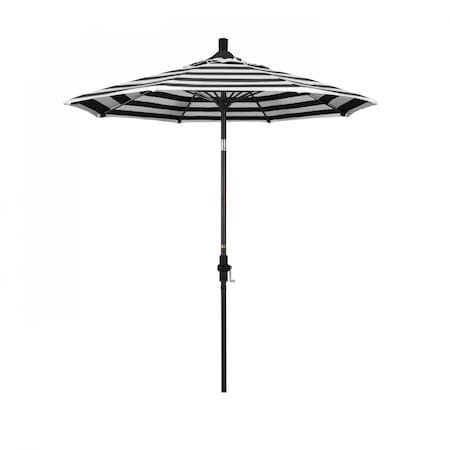 California Umbrella Patio Umbrella, Octagon, 102.5" H, Sunbrella Fabric, Cabana Classic 194061024324