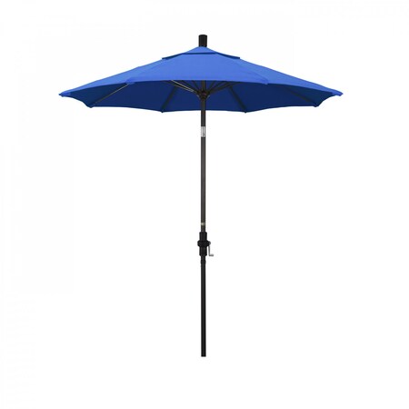 California Umbrella Patio Umbrella, Octagon, 102.5" H, Olefin Fabric, Royal Blue 194061024348
