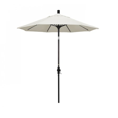 California Umbrella Patio Umbrella, Octagon, 102.5" H, Olefin Fabric, White 194061024355