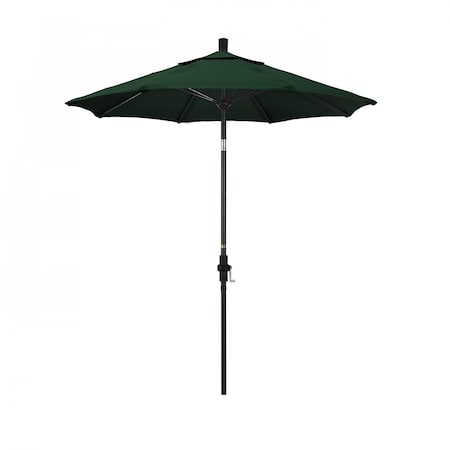 California Umbrella Patio Umbrella, Octagon, 102.5" H, Olefin Fabric, Hunter Green 194061024362