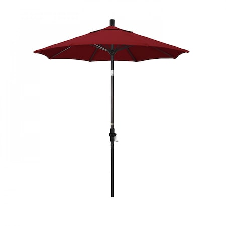 California Umbrella Patio Umbrella, Octagon, 102.5" H, Olefin Fabric, Red 194061024386