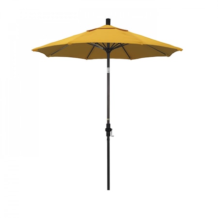 California Umbrella Patio Umbrella, Octagon, 102.5" H, Olefin Fabric, Lemon 194061024409