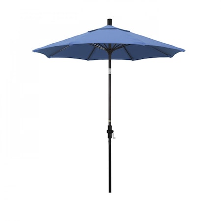 California Umbrella Patio Umbrella, Octagon, 102.5" H, Olefin Fabric, Frost Blue 194061024416