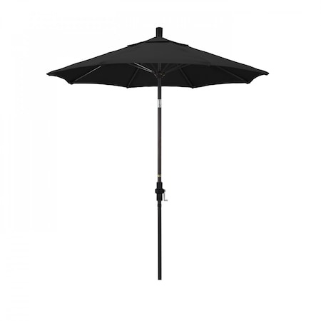 California Umbrella Patio Umbrella, Octagon, 102.5" H, Olefin Fabric, Black 194061024430
