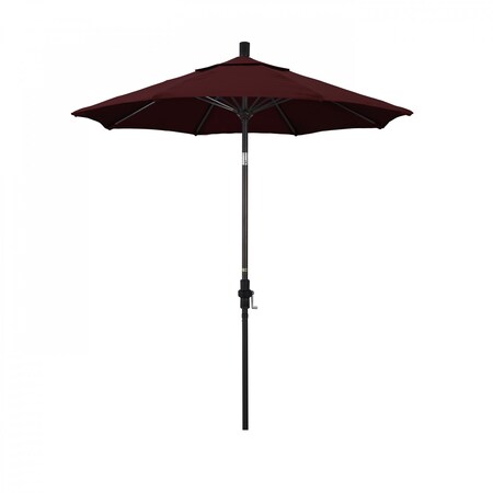 California Umbrella Patio Umbrella, Octagon, 102.5" H, Pacifica Fabric, Burgundy 194061024652