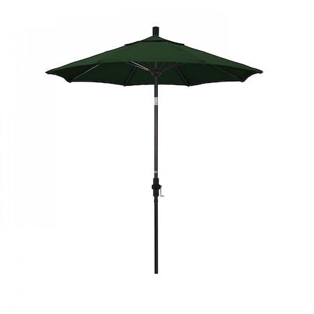 California Umbrella Patio Umbrella, Octagon, 102.5" H, Pacifica Fabric, Hunter Green 194061024683