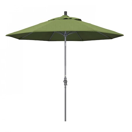 California Umbrella Patio Umbrella, Octagon, 101" H, Sunbrella Fabric, Spectrum Cilantro 194061024751