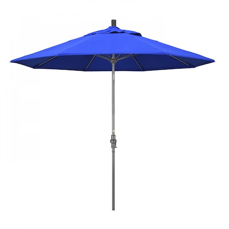 California Umbrella Patio Umbrella, Octagon, 101" H, Sunbrella Fabric, Pacific Blue 194061024805