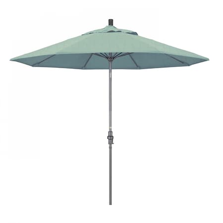 California Umbrella Patio Umbrella, Octagon, 101" H, Sunbrella Fabric, Spa 194061024904