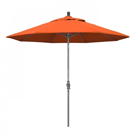 California Umbrella Patio Umbrella, Octagon, 101" H, Sunbrella Fabric, Melon 194061024928