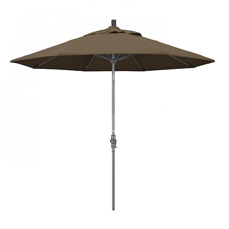 California Umbrella Patio Umbrella, Octagon, 101" H, Sunbrella Fabric, Cocoa 194061024966