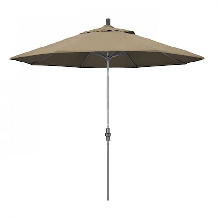 California Umbrella Patio Umbrella, Octagon, 101" H, Sunbrella Fabric, Heather Beige 194061025062