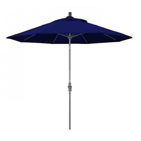California Umbrella Patio Umbrella, Octagon, 101" H, Sunbrella Fabric, True Blue 194061025093