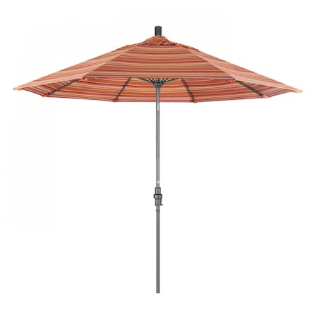 California Umbrella Patio Umbrella, Octagon, 101" H, Sunbrella Fabric, Dolce Mango 194061025109