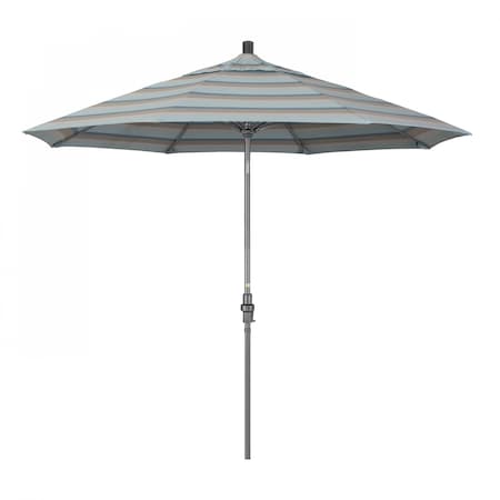California Umbrella Patio Umbrella, Octagon, 101" H, Sunbrella Fabric, Gateway Mist 194061025208