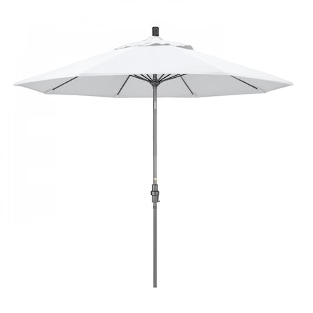California Umbrella Patio Umbrella, Octagon, 101" H, Olefin Fabric, White 194061025239