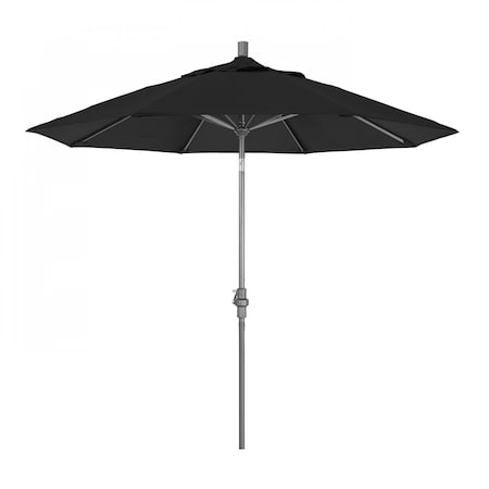 California Umbrella Patio Umbrella, Octagon, 101" H, Olefin Fabric, Black 194061025314