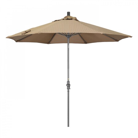 California Umbrella Patio Umbrella, Octagon, 101" H, Olefin Fabric, Terrace Sequoia 194061025413