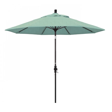 California Umbrella Patio Umbrella, Octagon, 101" H, Sunbrella Fabric, Spectrum Mist 194061025642