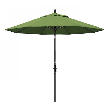 California Umbrella Patio Umbrella, Octagon, 101" H, Sunbrella Fabric, Spectrum Cilantro 194061025659