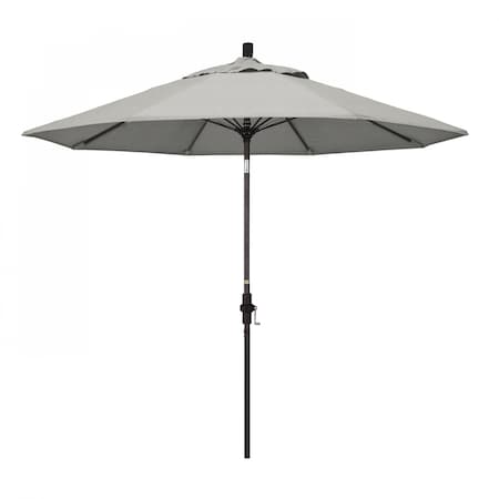 California Umbrella Patio Umbrella, Octagon, 101" H, Sunbrella Fabric, Granite 194061025710