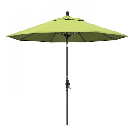 California Umbrella Patio Umbrella, Octagon, 101" H, Sunbrella Fabric, Parrot 194061025758