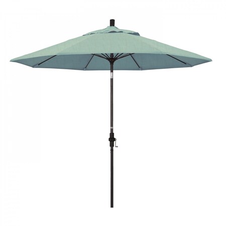 California Umbrella Patio Umbrella, Octagon, 101" H, Sunbrella Fabric, Spa 194061025802