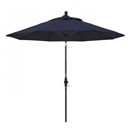 California Umbrella Patio Umbrella, Octagon, 101" H, Sunbrella Fabric, Navy 194061025895