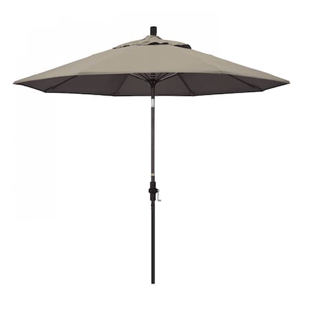 California Umbrella Patio Umbrella, Octagon, 101" H, Sunbrella Fabric, Taupe 194061025949