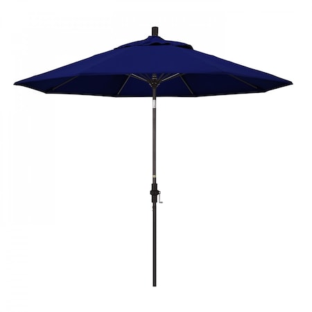 California Umbrella Patio Umbrella, Octagon, 101" H, Sunbrella Fabric, True Blue 194061025994