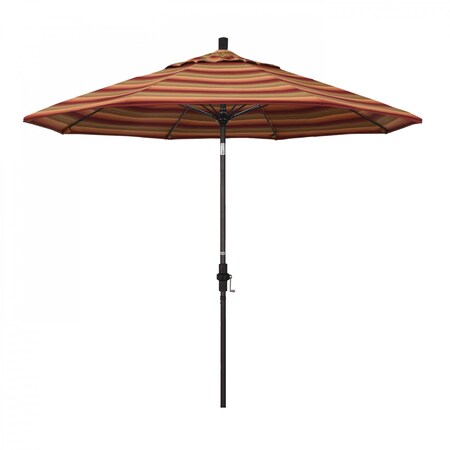 California Umbrella Patio Umbrella, Octagon, 101" H, Sunbrella Fabric, Astoria Sunset 194061026038