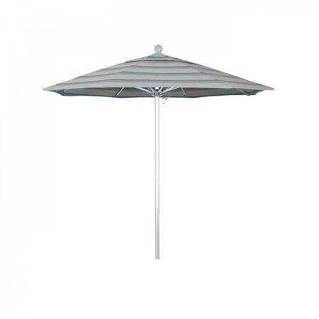 California Umbrella Patio Umbrella, Octagon, 101" H, Sunbrella Fabric, Gateway Mist 194061026106