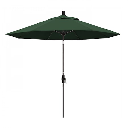 California Umbrella Patio Umbrella, Octagon, 101" H, Olefin Fabric, Hunter Green 194061026144