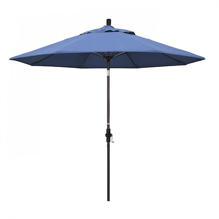 California Umbrella Patio Umbrella, Octagon, 101" H, Olefin Fabric, Frost Blue 194061026199