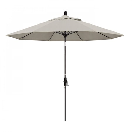 California Umbrella Patio Umbrella, Octagon, 101" H, Olefin Fabric, Woven Granite 194061026281