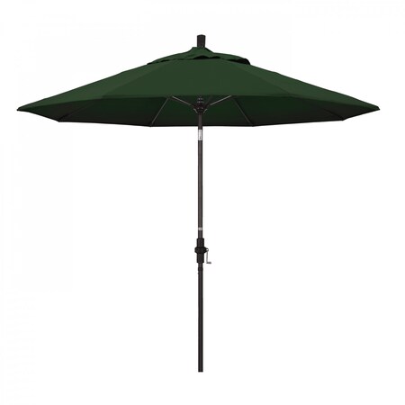 California Umbrella Patio Umbrella, Octagon, 101" H, Pacifica Fabric, Hunter Green 194061026489