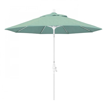 California Umbrella Patio Umbrella, Octagon, 101" H, Sunbrella Fabric, Spectrum Mist 194061026540