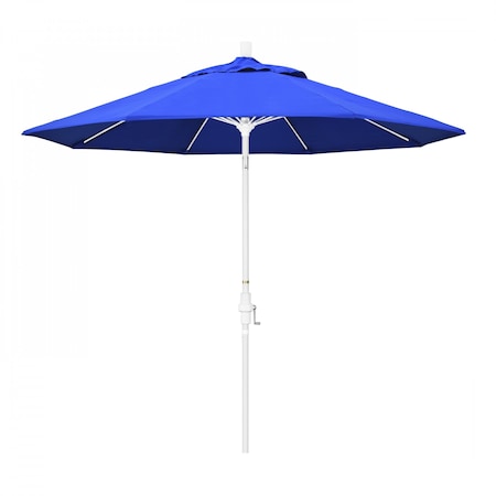 California Umbrella Patio Umbrella, Octagon, 101" H, Sunbrella Fabric, Pacific Blue 194061026601