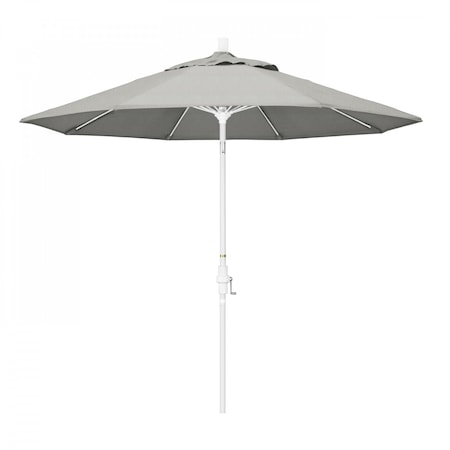 California Umbrella Patio Umbrella, Octagon, 101" H, Sunbrella Fabric, Granite 194061026618