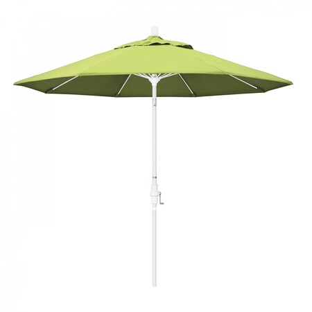 California Umbrella Patio Umbrella, Octagon, 101" H, Sunbrella Fabric, Parrot 194061026656