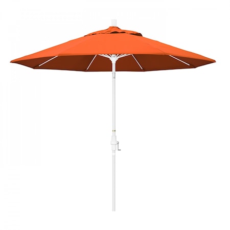 California Umbrella Patio Umbrella, Octagon, 101" H, Sunbrella Fabric, Melon 194061026724