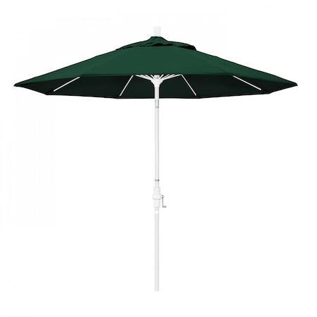 California Umbrella Patio Umbrella, Octagon, 101" H, Sunbrella Fabric, Forest Green 194061026816