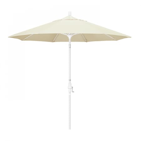 March Patio Umbrella, Octagon, 101" H, Sunbrella Fabric, Canvas 194061026823