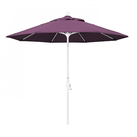 California Umbrella Patio Umbrella, Octagon, 101" H, Sunbrella Fabric, Iris 194061026960