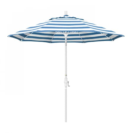 California Umbrella Patio Umbrella, Octagon, 101" H, Sunbrella Fabric, Cabana Regatta 194061026977