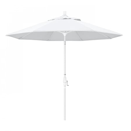 California Umbrella Patio Umbrella, Octagon, 101" H, Olefin Fabric, White 194061027035
