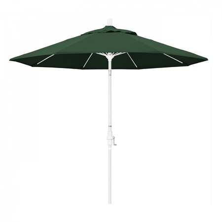 California Umbrella Patio Umbrella, Octagon, 101" H, Olefin Fabric, Hunter Green 194061027042