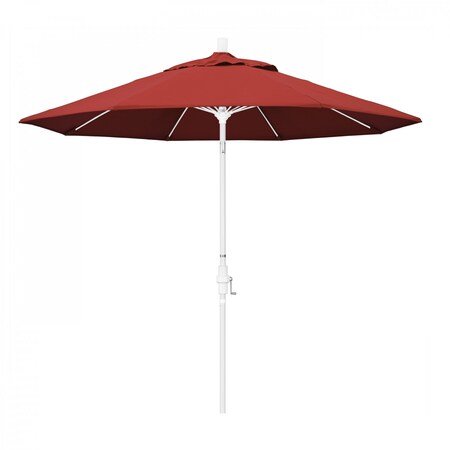 California Umbrella Patio Umbrella, Octagon, 101" H, Olefin Fabric, Red 194061027066