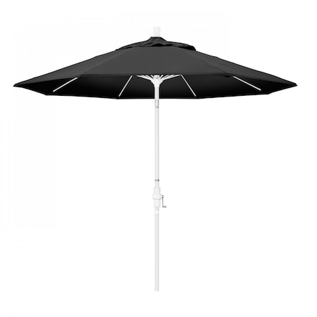 California Umbrella Patio Umbrella, Octagon, 101" H, Olefin Fabric, Black 194061027110